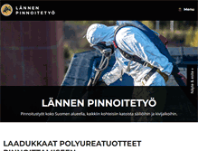 Tablet Screenshot of lannenpinnoitetyo.fi